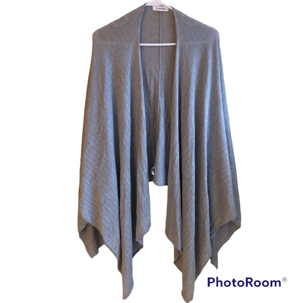 Calvin Klein - Sparkly Silver Shawl